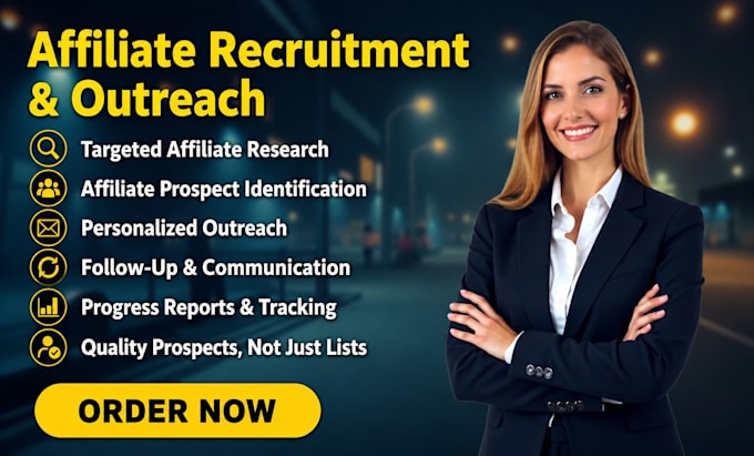 recruit targeted affiliates for your affiliate program
