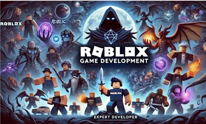 develop roblox game, roblox world, roblox map, weapon, 3d model, roblox studio
