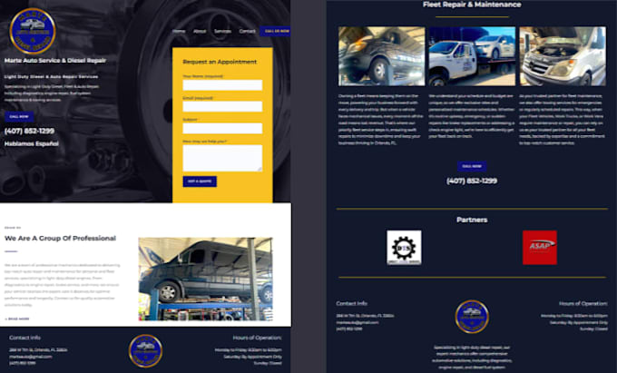 design and develop a modern website for your small business