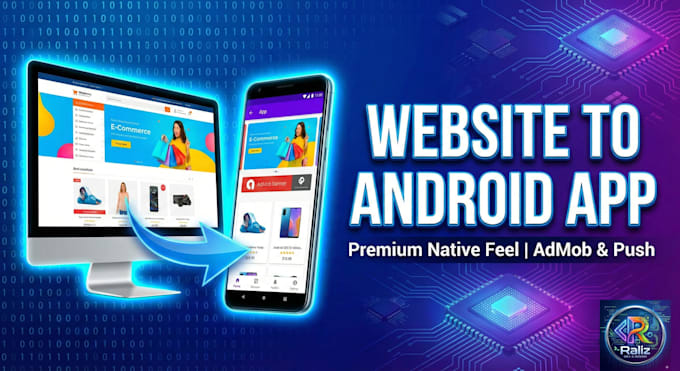 create an android app from your web with push notifications