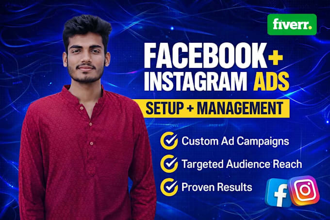 be your manage facebook instagram meta ads campaigns manager