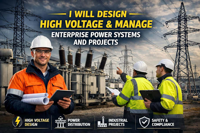 Design high voltage manage enterprise power systems and projects by ...