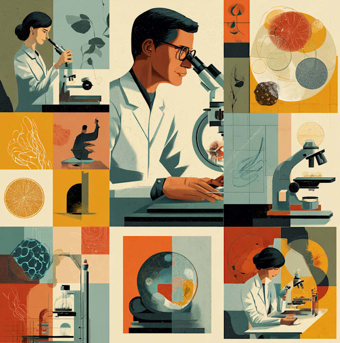create medical and scientific illustrations