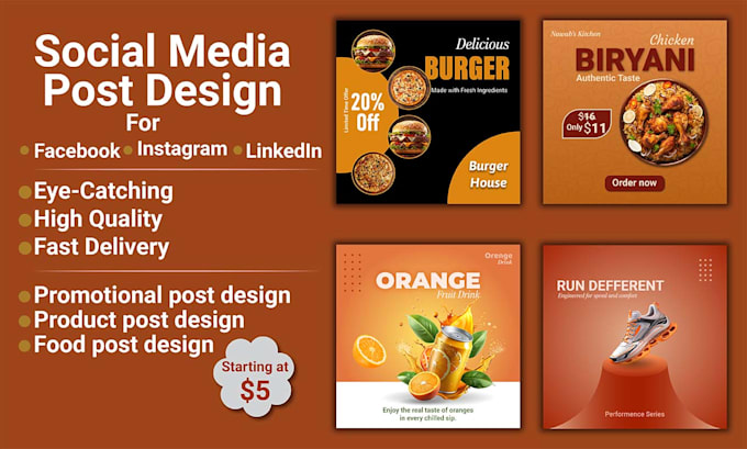 create a scroll stopping social media post design