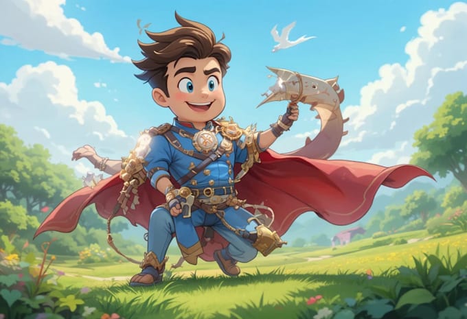 design a cartoon character