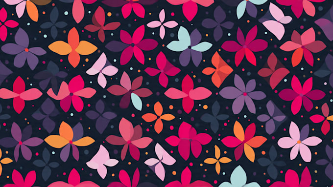 unique, seamless, and catchy pattern design in illustrator