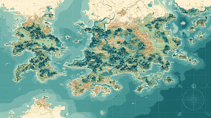 Simple Design Cover Use Map Design any type of land use land cover map, country map by Amarallena ...