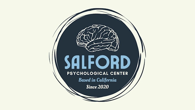 create a professional hand drawn brain logo design