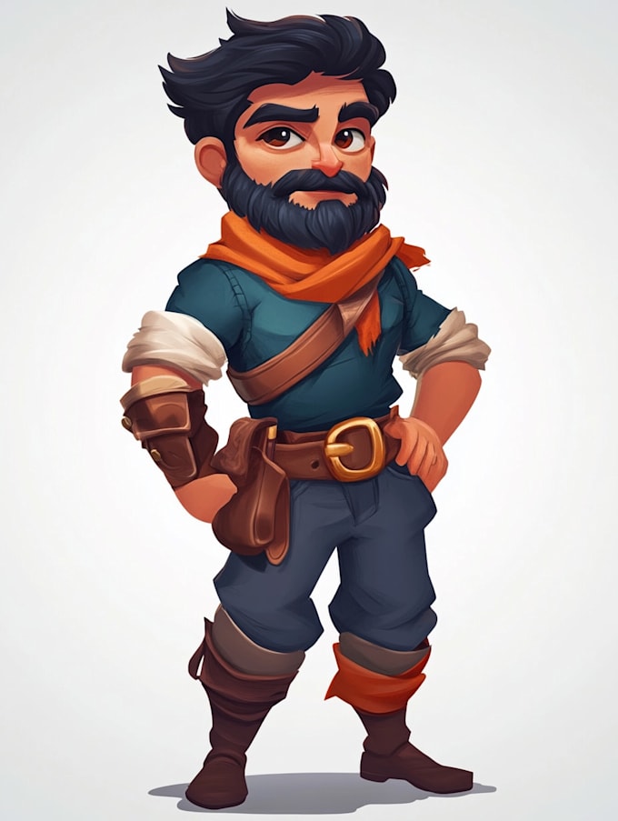 draw 2d game character or 2d game character