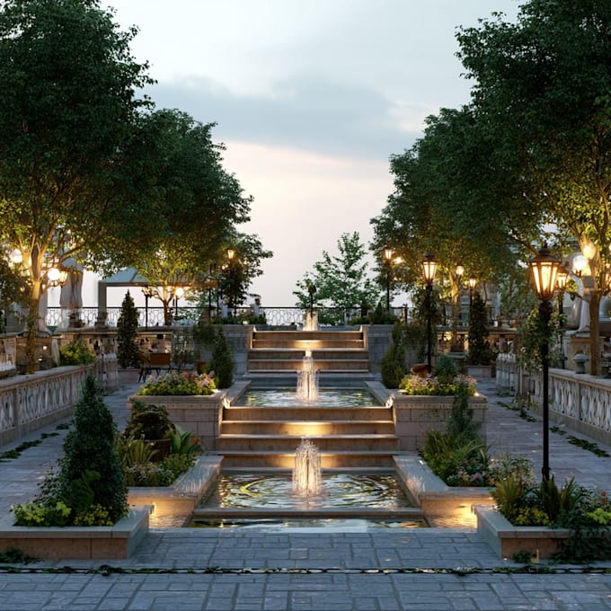 design and render your landscape design