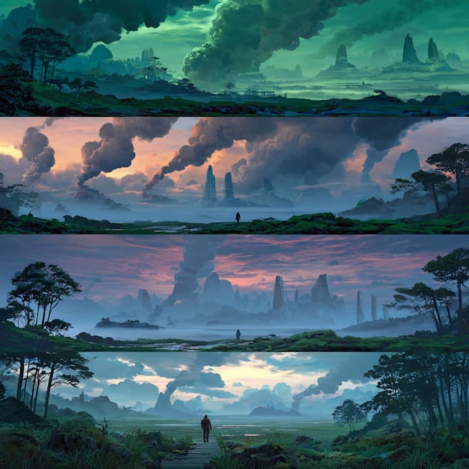 environment concept art landscape design