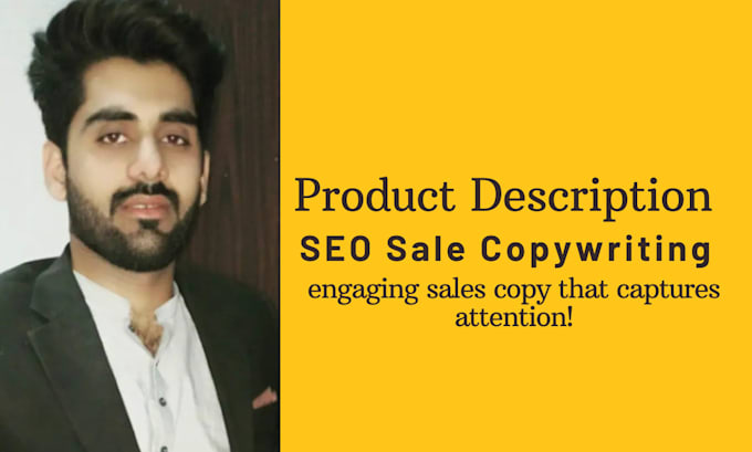 write and optimize product description and SEO copy writing