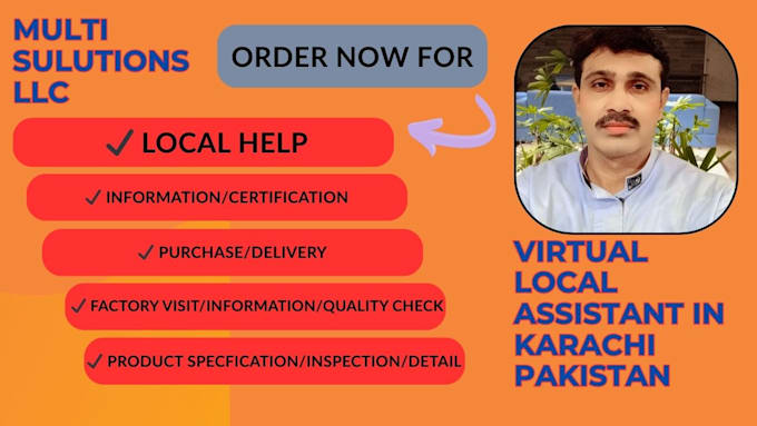 handle your tasks locally in pakistan, for property, docs,