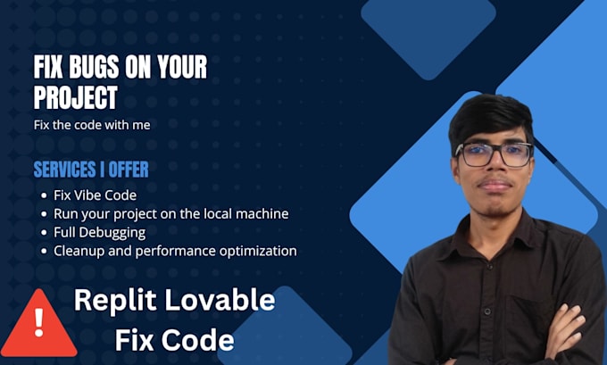 fix vibe code and troubleshoot replit, base44 or lovable apps
