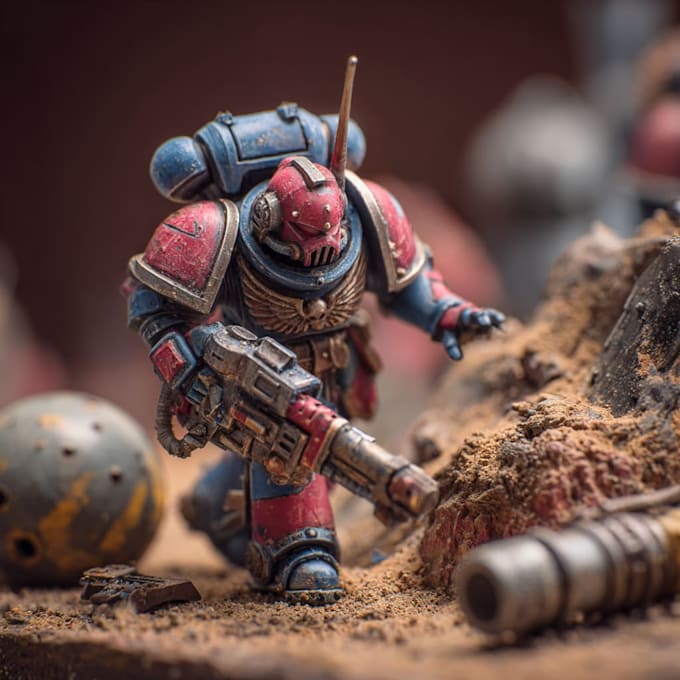 print and paint your miniatures warhammer 40k, action figure