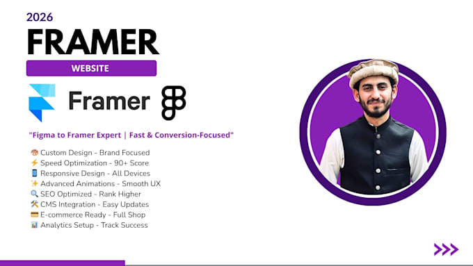 develop framer website, framer landing page, figma to framer