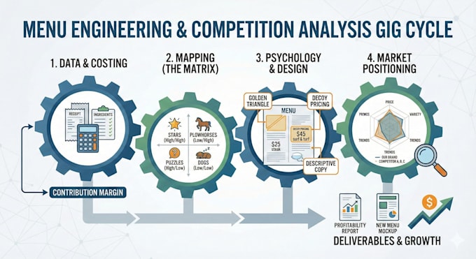 optimise your restaurant menu using menu engineering and competition analysis