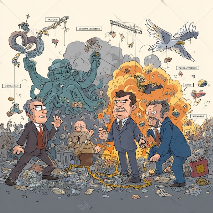 create political and editorial cartoons