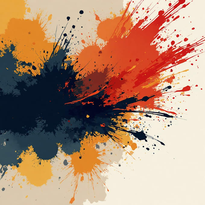 paint digital abstract art illustration