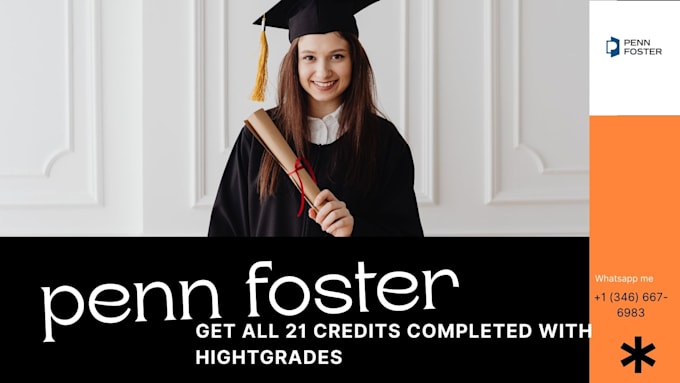 be your assistance for penn foster work