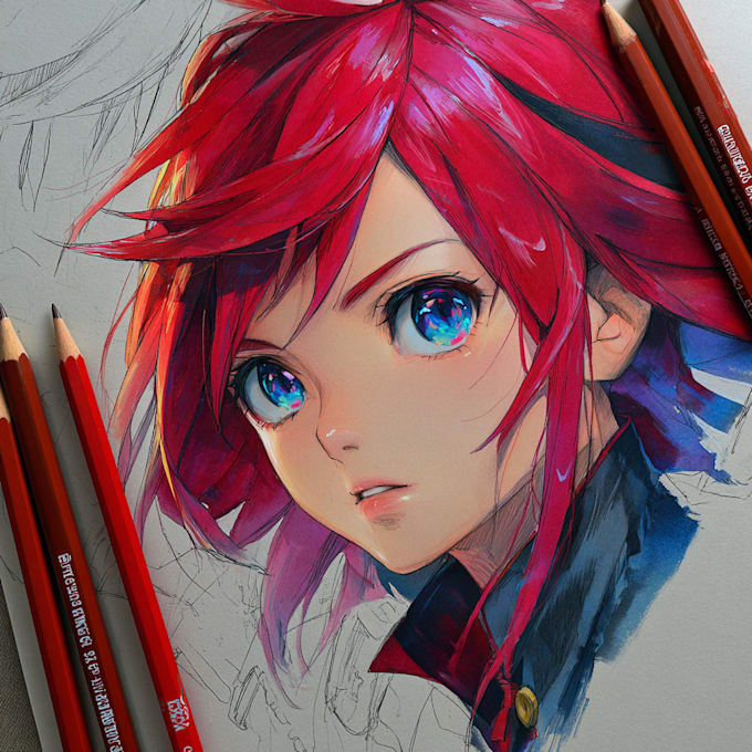 illustrate anime arts and manga illustrations