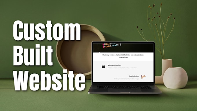 build a website for your business