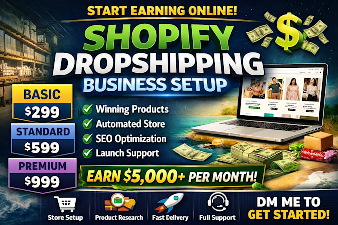 set up shopify dropshipping via syncee hypersku dropcommerce dropified importify