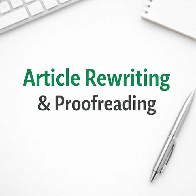 rewrite and proofread content