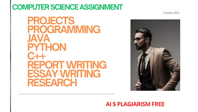 computer science assigned,report writing, java python programming tasks projects