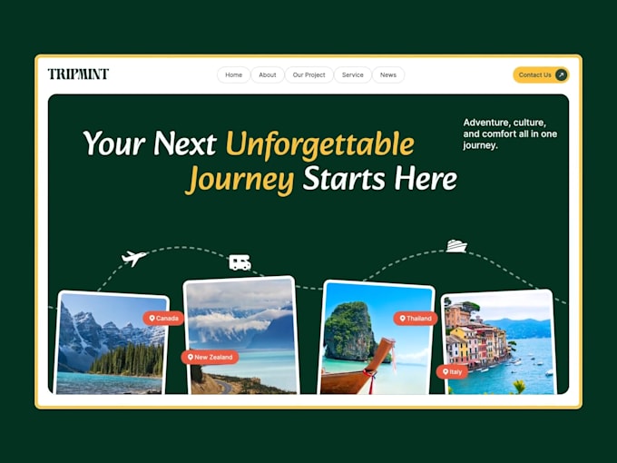 create interactive website animations and animated hero sections