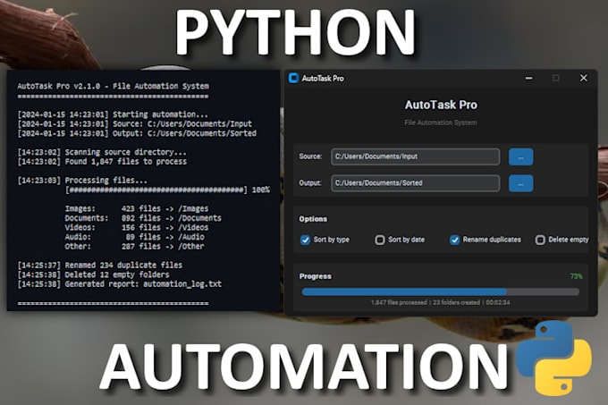 automate any repetitive task with python