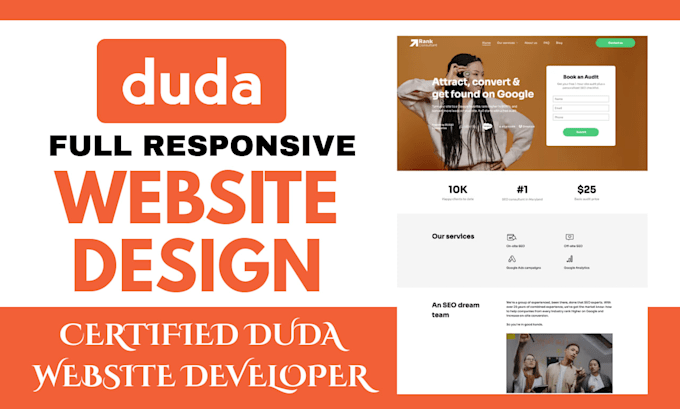 design redesign migrate duda website duda seo duda website builder migration