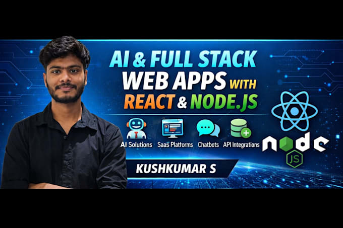 build ai web apps and full stack apps with react node