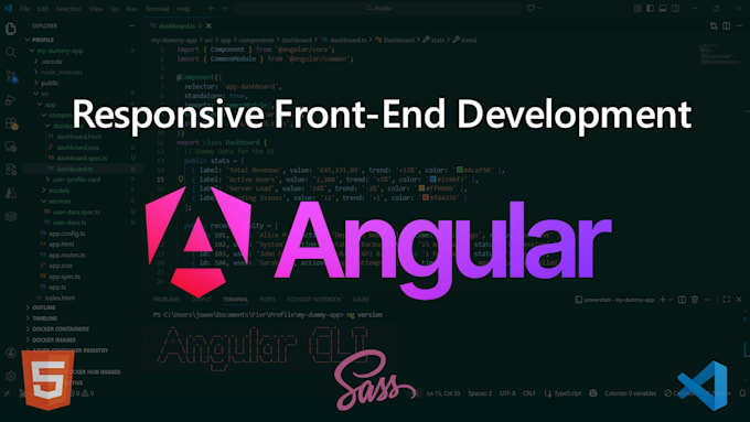 build responsive angular components and forms