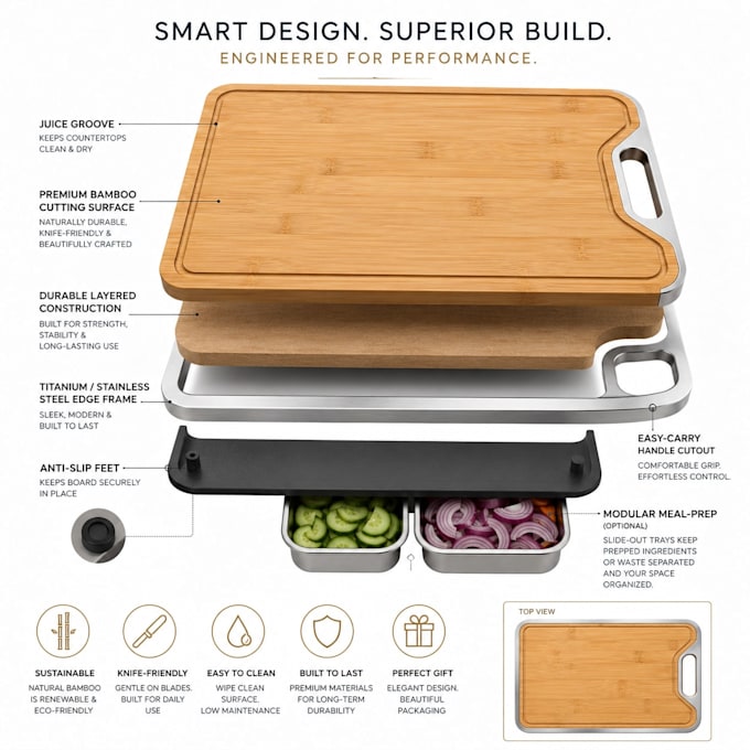 design amazon infographic and listing images
