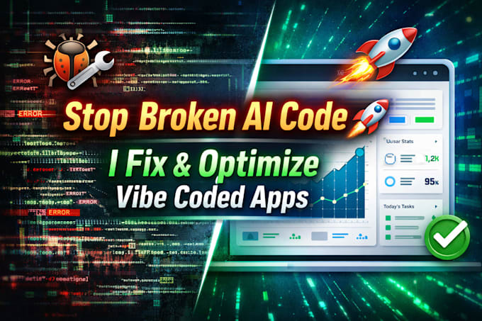 fix bugs and improve your vibe coding website and mobile apps
