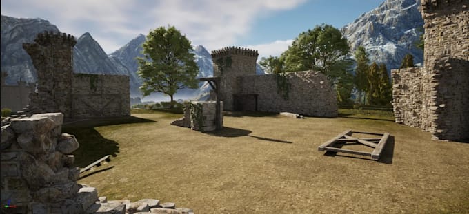 do stunning 3d game environment design in unity and unreal engine 4 and 5, ue5