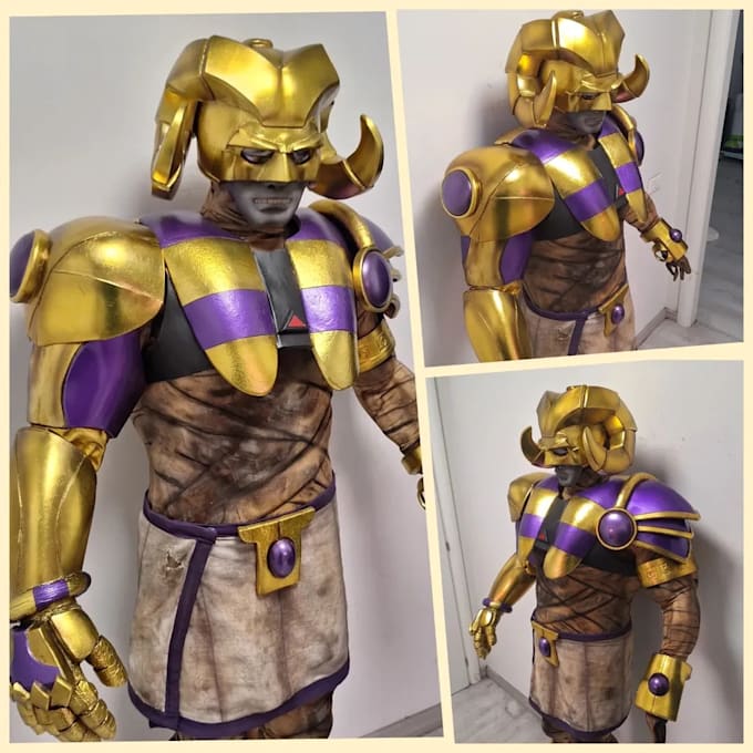 create  3d printable cosplay helmets, masks,  3d props, cosplay armor,