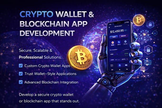 develop wallet app blockchain app crypto wallet app trust wallet figma
