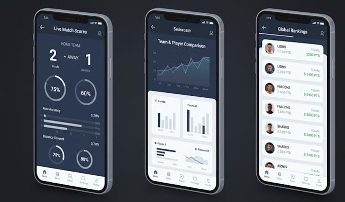 build a sport analytics dashboard and statistics platform