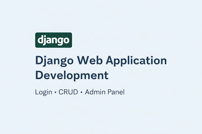 develop a django web application