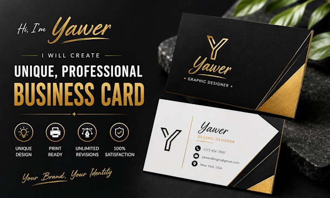 create a unique, professional business card design