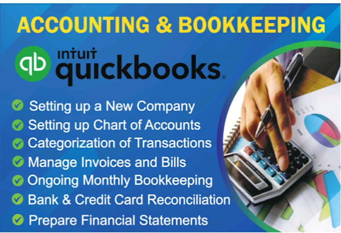 provide quickbooks online bookkeeping  xero, zoho qbo