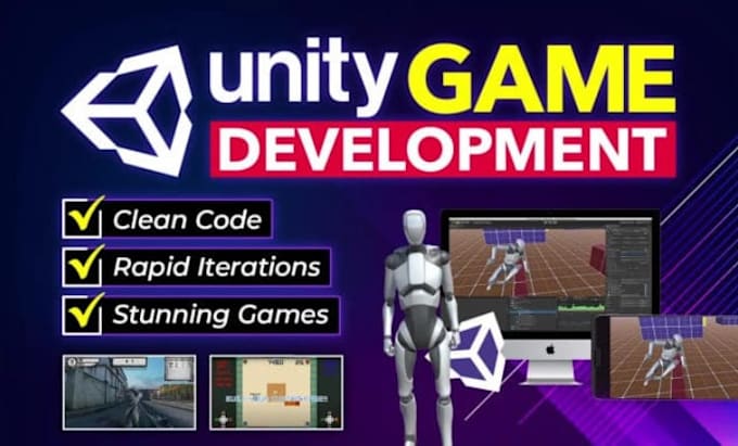 do mobile game development in 3d, 2d game by unity, unreal engine game developer