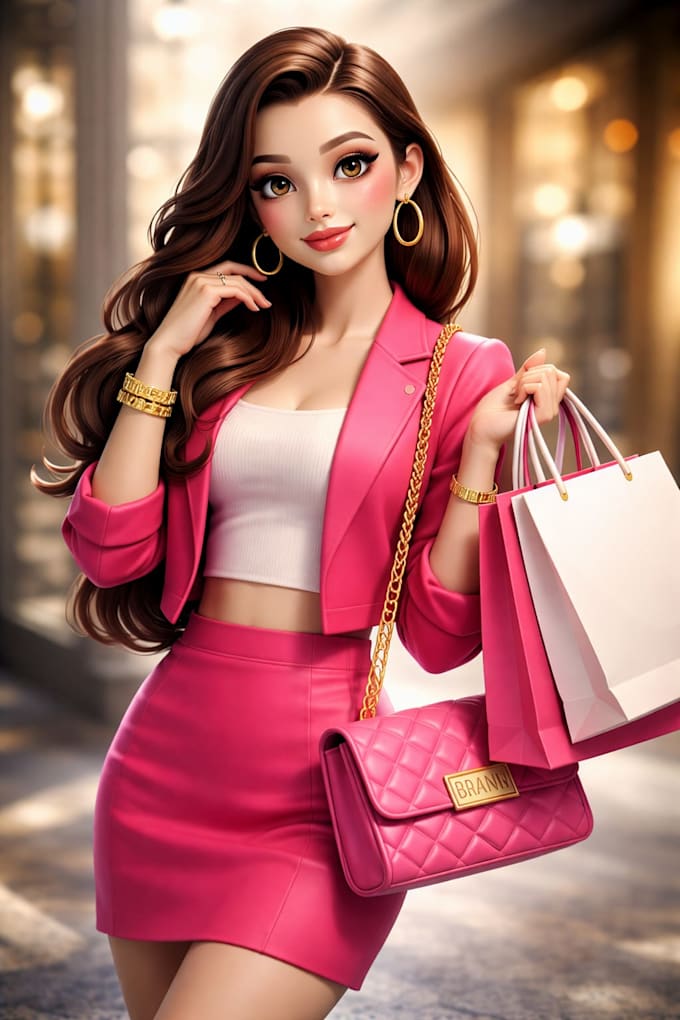 create high quality ai generated 3d character and models