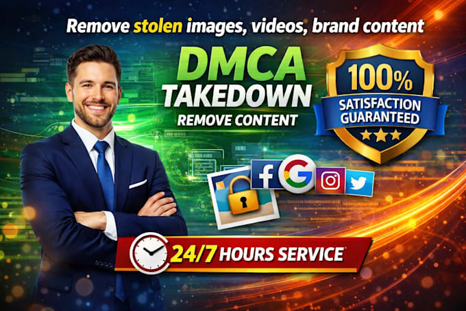 do dmca takedown and remove stolen content from any website