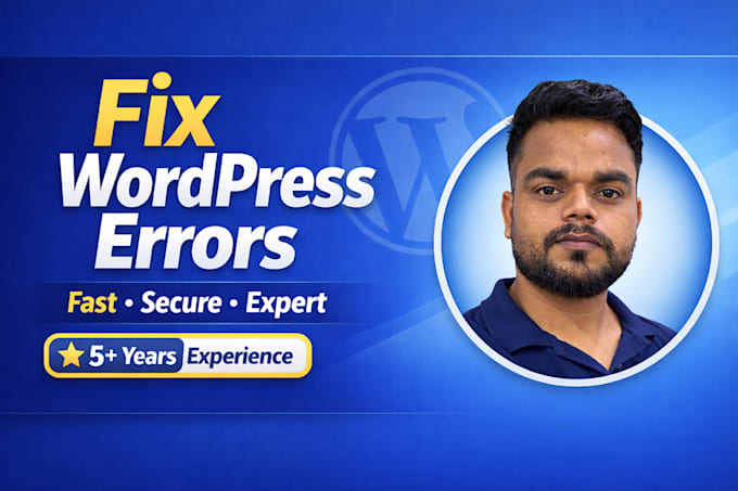 fix wordpress issues, errors, or broken website