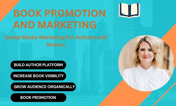manage social media  for author and book launches