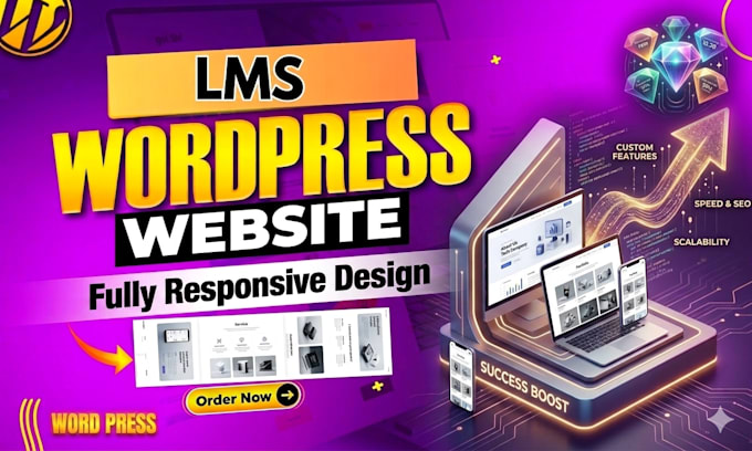be wordpress expert for your lms website, educational website, or online courses