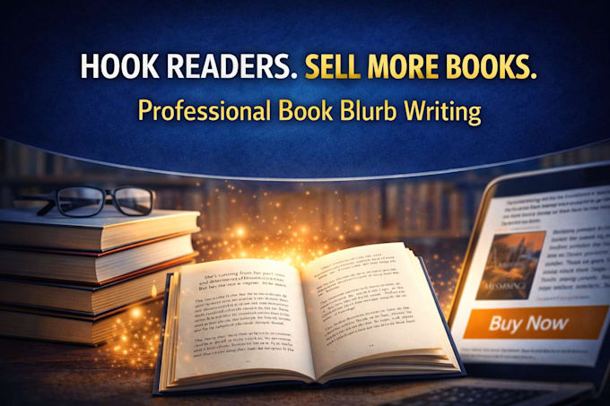 write a captivating book blurb or amazon book description